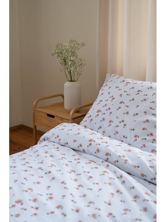 White pocket White pocket Komplet pościeli we wzory Biały