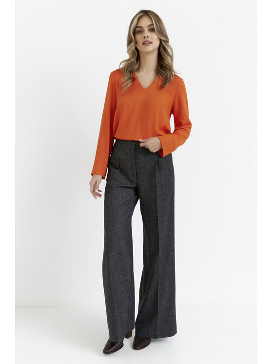 Stylove Stylove Kuloty S387 Szary Baggy Fit