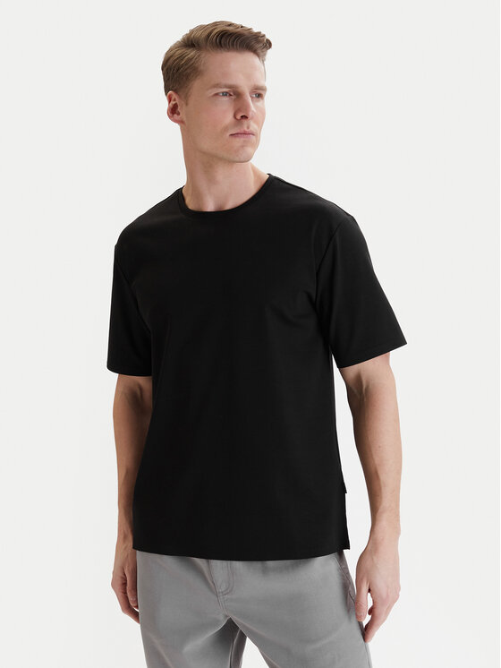 Nautica Nautica Тишърт W126-NAMTS-1010-48X Черен Regular Fit