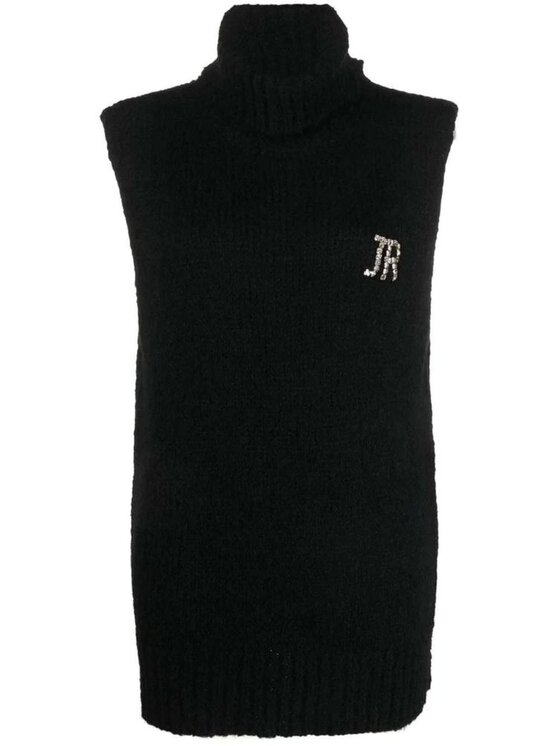 John Richmond John Richmond Gilet Gilet da donna John Richmond Nero Regular Fit