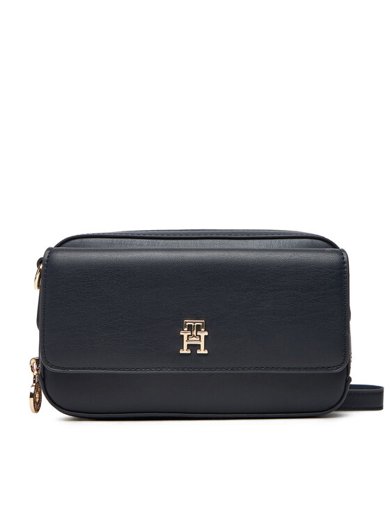 Tommy Hilfiger Tommy Hilfiger Ročna torba Th Icon AW0AW17680 Mornarsko modra