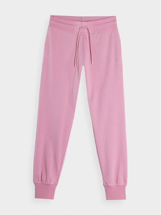 4F 4F Pantaloni trening 4FAW23TTROF474 Roz Regular Fit