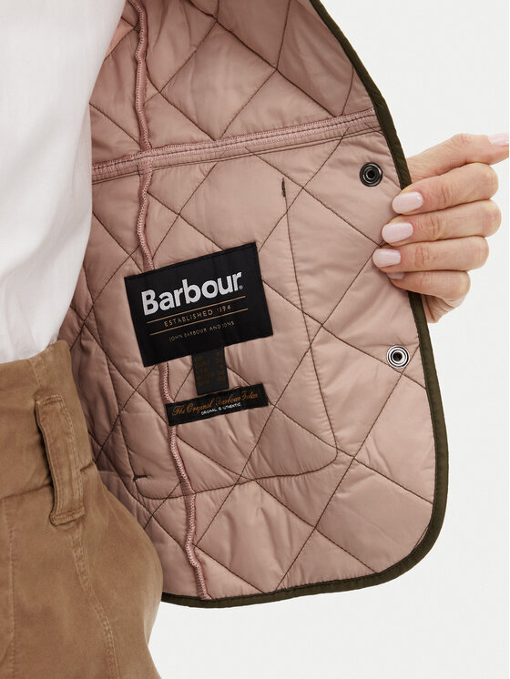 Barbour Barbour Átmeneti kabát Deveron LQU1012OL51 Zöld Regular Fit
