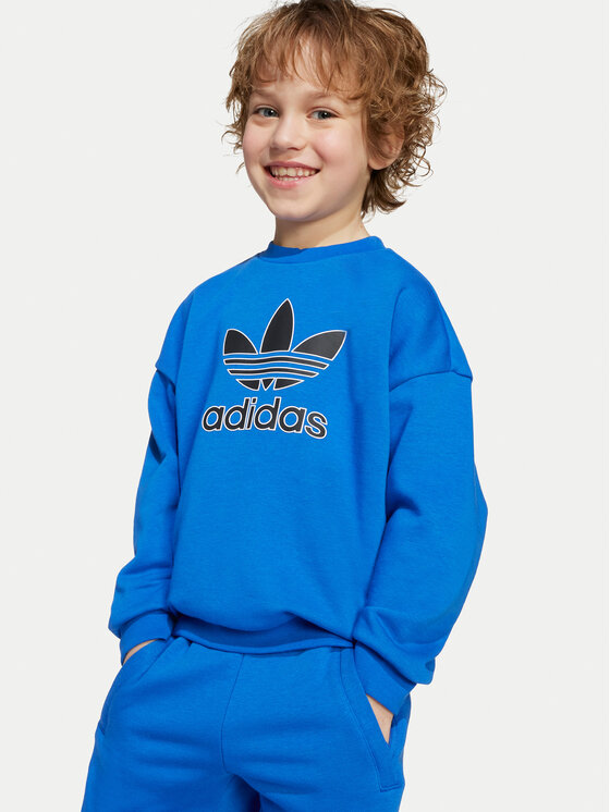 adidas adidas Trenerka JY1151 Plava Loose Fit