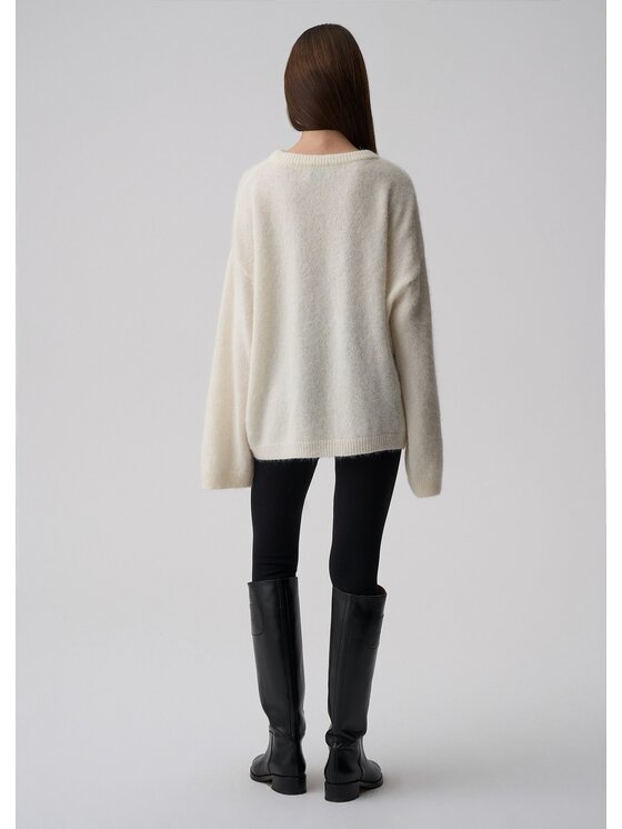 Le Collet Le Collet Sweter DIANA Écru Oversize