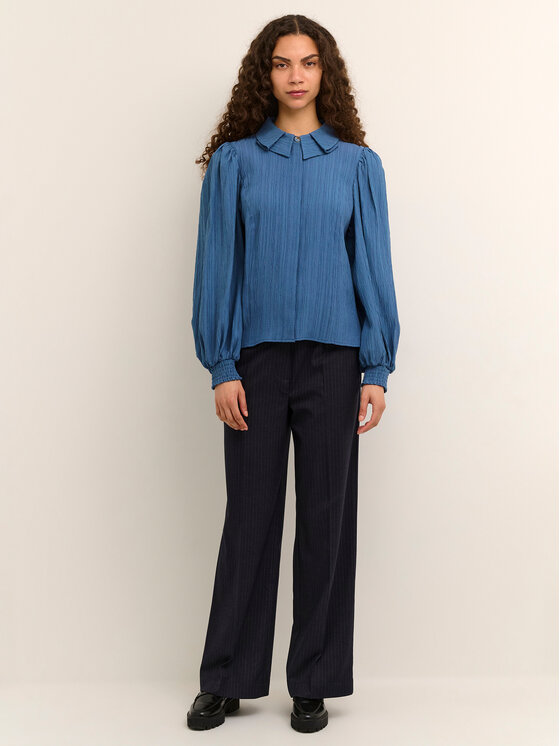 Karen by Simonsen Karen by Simonsen Bluse Frosty 10104236 Blau Feminine Fit