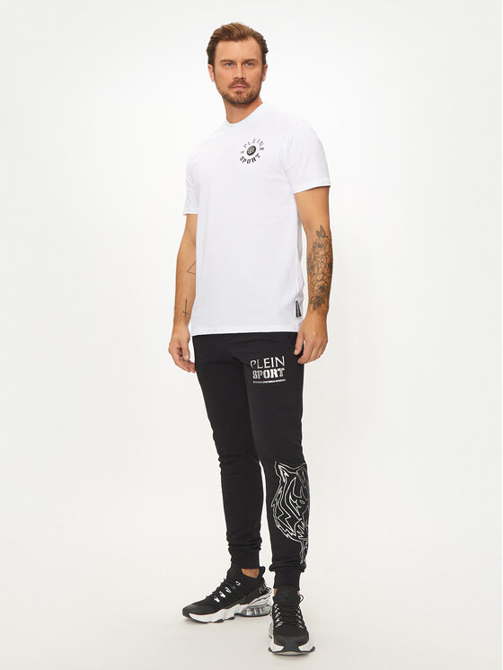 Plein Sport Plein Sport Παντελόνι φόρμας AADC MJT2449 STE003N Μαύρο Regular Fit