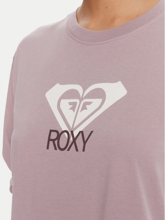 Roxy Roxy Majica Hangloose Art Ls ERJZT06035 Ljubičasta Regular Fit