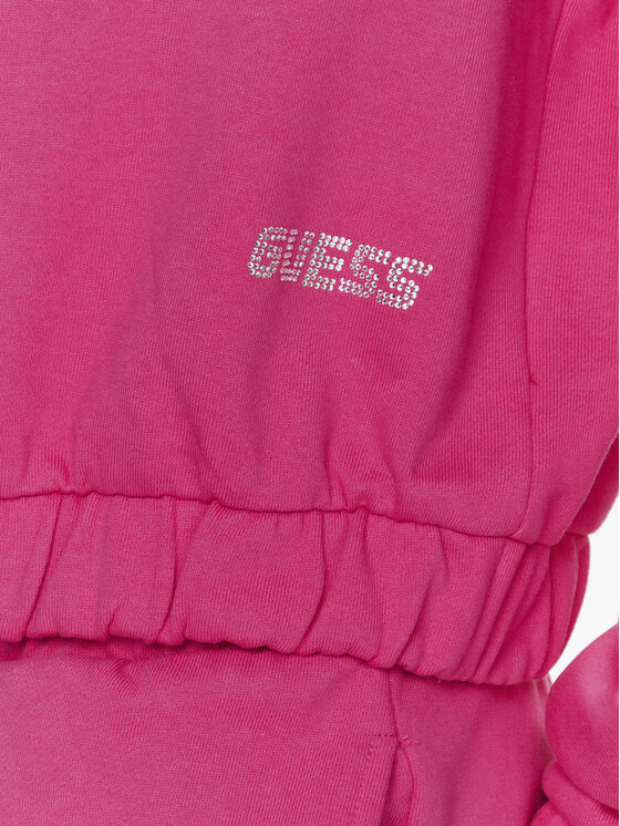 Guess Guess Суитшърт Eleanora V4RQ09 KC5O0 Розов Regular Fit