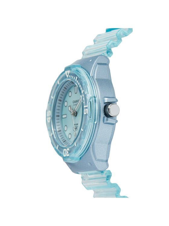 Casio Casio Zegarek Lady Translucent LRW-200HS-2EVEF Błękitny