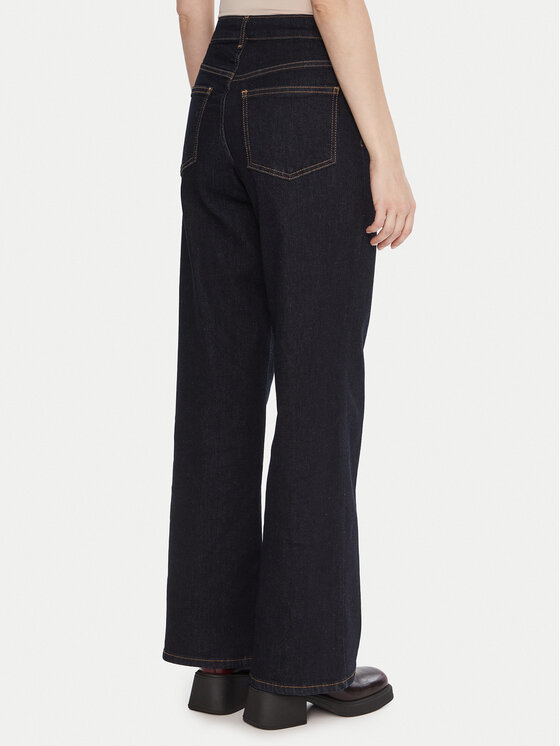 ONLY ONLY Jeansy Madison 15352206 Granatowy Wide Leg
