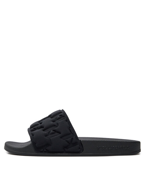 KARL LAGERFELD KARL LAGERFELD Şlapi KL80949 Negru