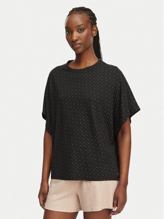 BOSS BOSS Maglietta del pigiama 50561029 Nero Oversize