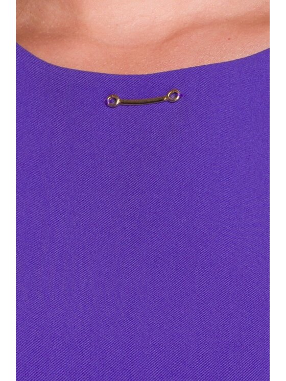 Stylove Stylove Sukienka codzienna S408 Fioletowy A-Line Fit
