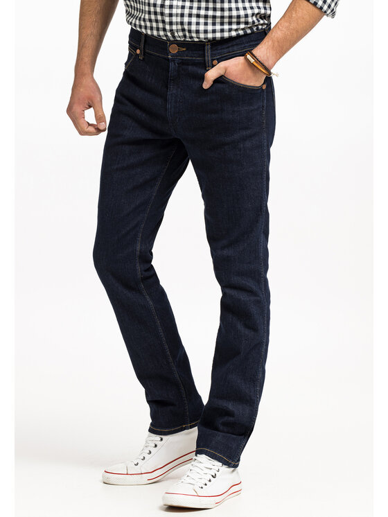 Wrangler Wrangler Jeansy GREENSBORO Niebieski Straight Fit
