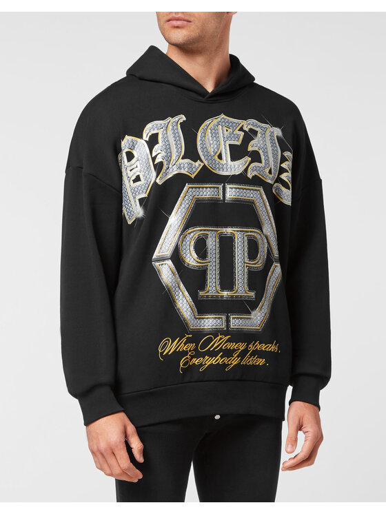 PHILIPP PLEIN PHILIPP PLEIN Bluza 291 Czarny Regular Fit