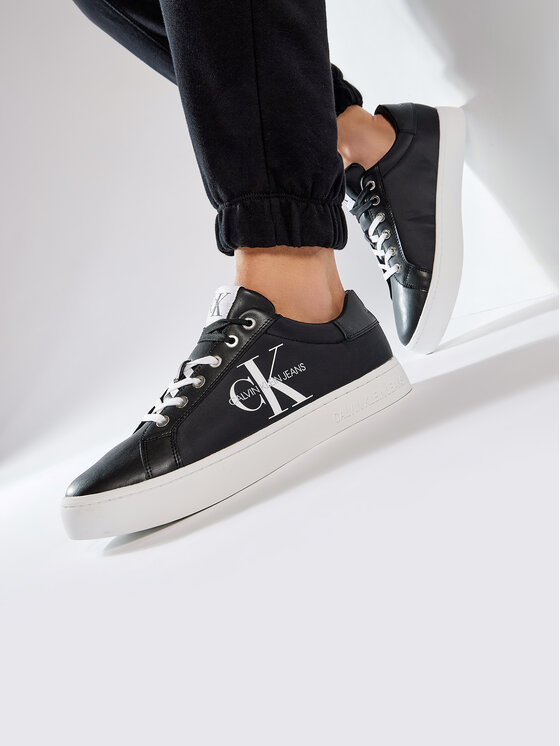 Sneakers CALVIN KLEIN JEANS - Cupsole Sneaker Laceup YM0YM00029 Bright  White YAF - Sneakers - Chaussures basses - Homme | chaussures.fr