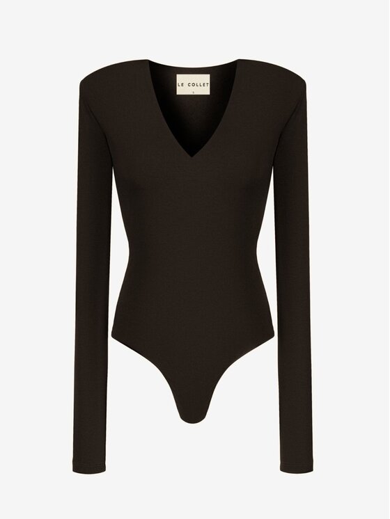 Le Collet Le Collet Body NANCY Brązowy Slim Fit