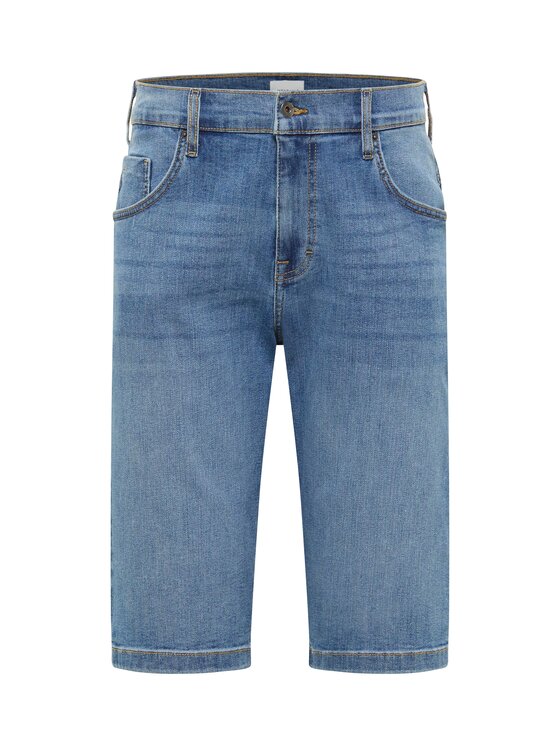 Mustang Mustang Szorty jeansowe DENIM BERMUDA Niebieski Straight Fit