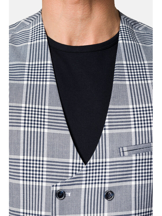 Lancerto Lancerto Kamizelka Foley KA131123000009 Szary Slim Fit