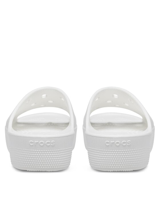 Crocs Crocs Natikači Classic Platform Slide 208180 Bela