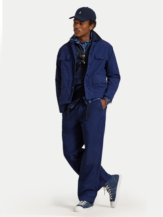 Polo Ralph Lauren Polo Ralph Lauren Bavlnené nohavice 710P03052001 Tmavomodrá Regular Fit