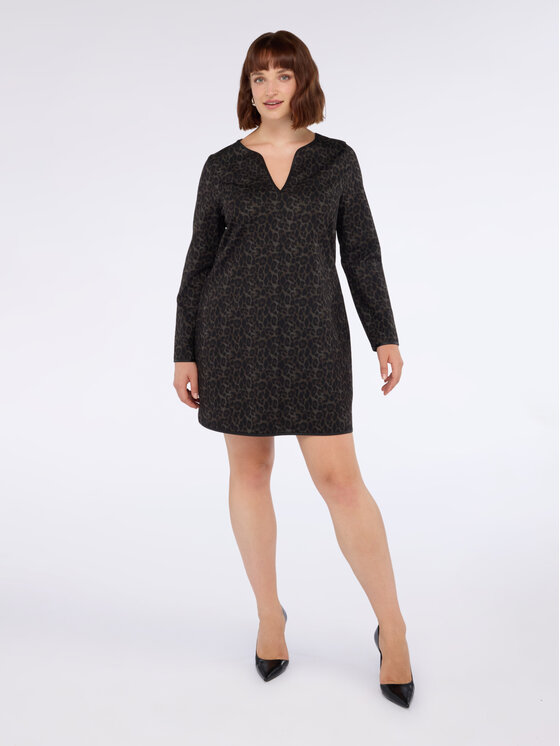 Fiorella Rubino Fiorella Rubino Vestito da giorno 7031T001675N0V2 Nero Regular Fit