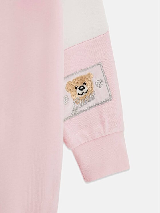 Guess Kids Guess Kids Sukienka codzienna 183613 Różowy Classic Fit