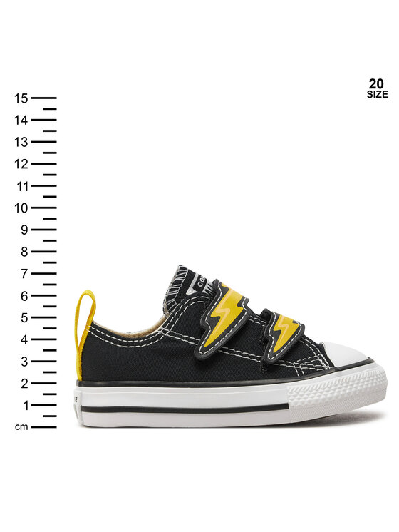 Converse Converse Tornacipő Chuck Taylor All Star Electric Bolt Easy-On A08376C Fekete