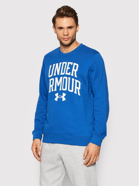Under Armour Under Armour Felpa Ua Rival 1361561 Blu Loose Fit