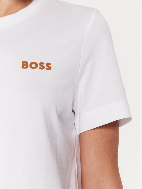 BOSS Boss Majica 50489525 Bela Regular Fit