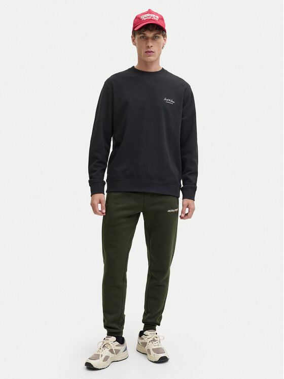 Jack & Jones Jack & Jones Mikina Earchive 12287995 Černá Regular Fit