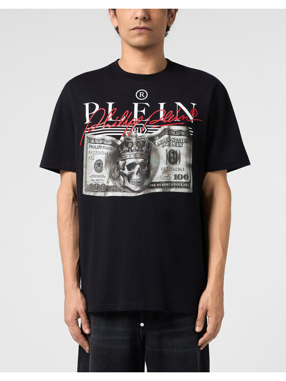 PHILIPP PLEIN PHILIPP PLEIN T-Shirt 31103 Czarny Regular Fit