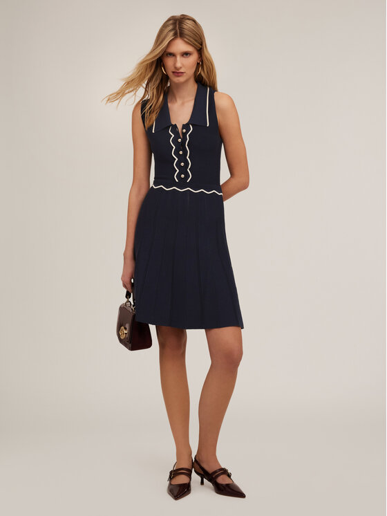 Motivi Motivi Abito da cocktail 7615W001396N0Z4 Blu Regular Fit