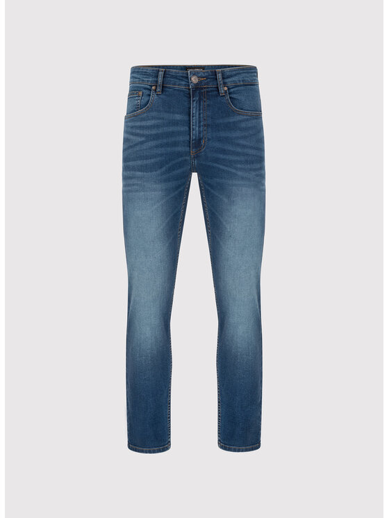 Pako Lorente Pako Lorente Jeansy P25WF-WJ-002 Granatowy Slim Fit