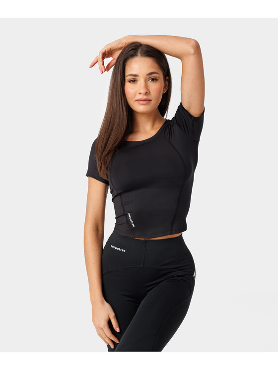 Carpatree Carpatree Top Linares top Czarny Fitted Fit