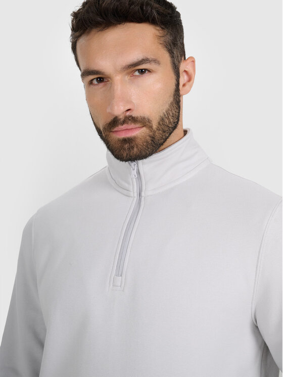 4F 4F Bluza EASY WEAR Szary jasny Regular Fit