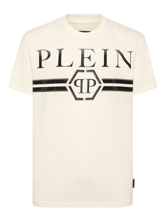 PHILIPP PLEIN PHILIPP PLEIN Tričko 27091 Biela Regular Fit