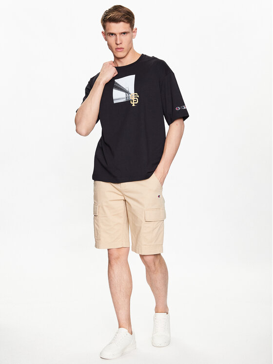 Champion Champion T-krekls 218924 Melns Regular Fit