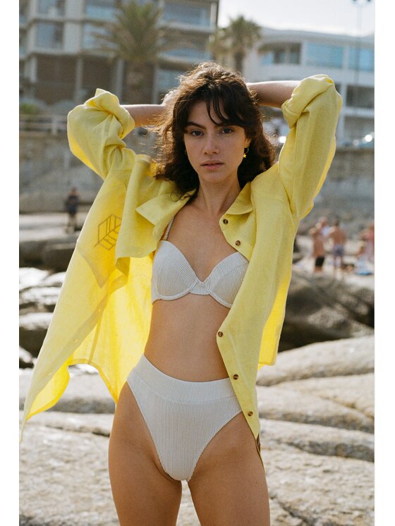 La Michaux La Michaux Camicia GISELE linen Giallo