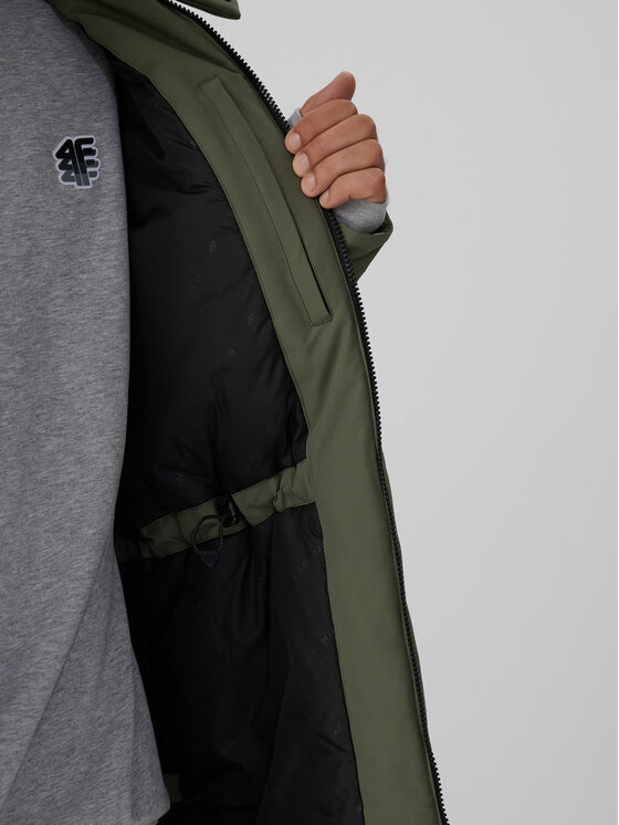 4F 4F Kurtka przejściowa URBAN COMMUTER Zielony Regular Fit
