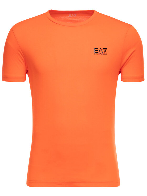 EA7 Emporio Armani EA7 Emporio Armani T-Shirt 3GPT51 PJM9Z 1683 Pomarańczowy Regular Fit