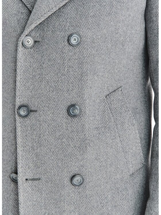 Pako Lorente Pako Lorente Płaszcz zimowy P25WF-7X-021 Szary Classic Fit