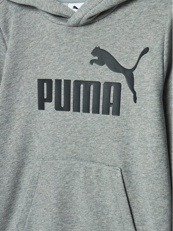 Puma Puma Pulóver Ess No. 1 Logo 684909 Szürke Regular Fit