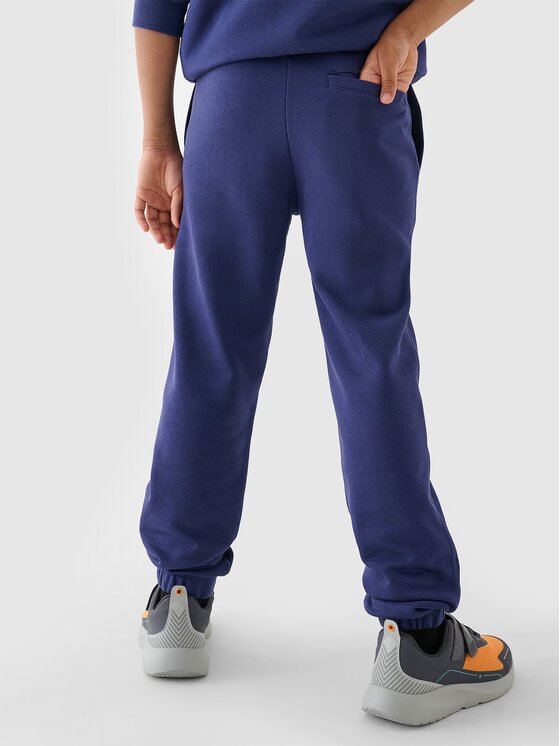 4F 4F Pantaloni da tuta 4FJRAW24TTROM1175-31S Blu scuro Regular Fit