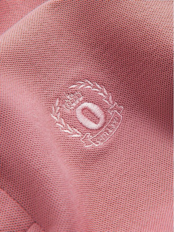 Ombre Ombre Polokošile OM-POBS-0100 Růžová Regular Fit