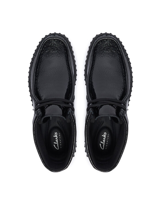 Clarks Clarks Šnurovacia obuv Torhill Moss 26329425 Čierna
