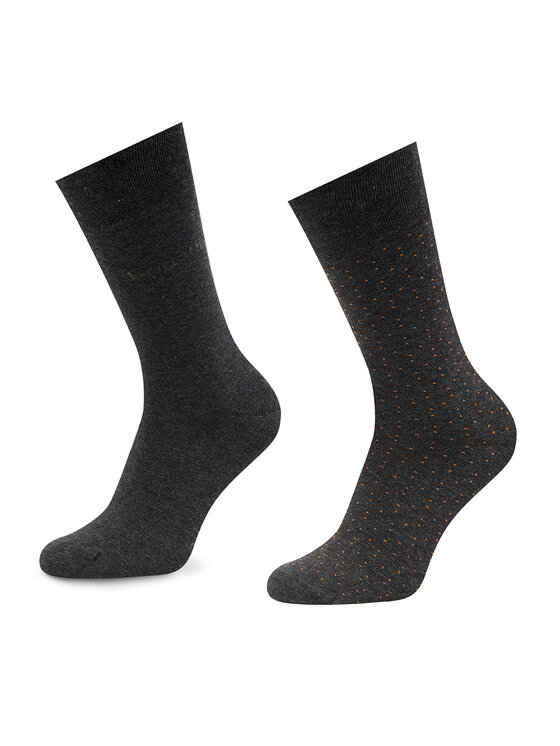 Set di 2 paia di calzini lunghi da uomo 6264