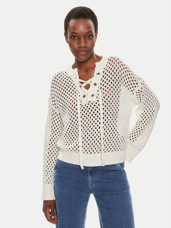 Brave Soul Brave Soul Sweater LK-125HYDRO Ekru Straight Fit