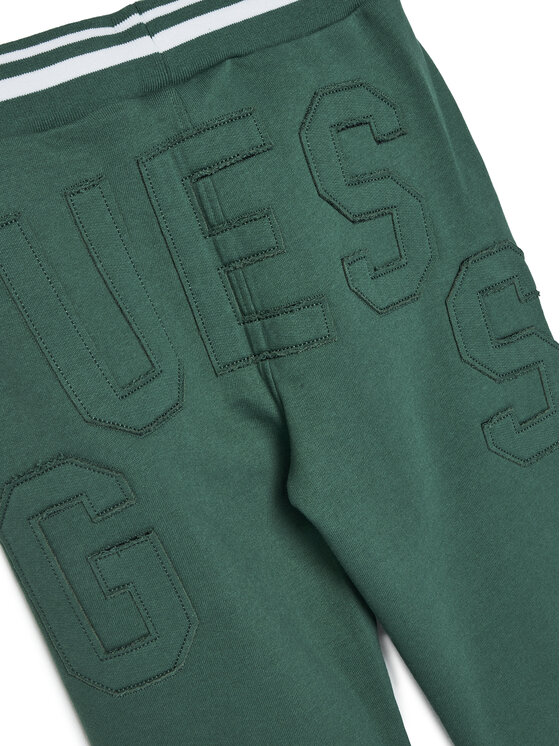 Guess Guess Pantaloni trening L5YQ17 K0170 Verde Regular Fit